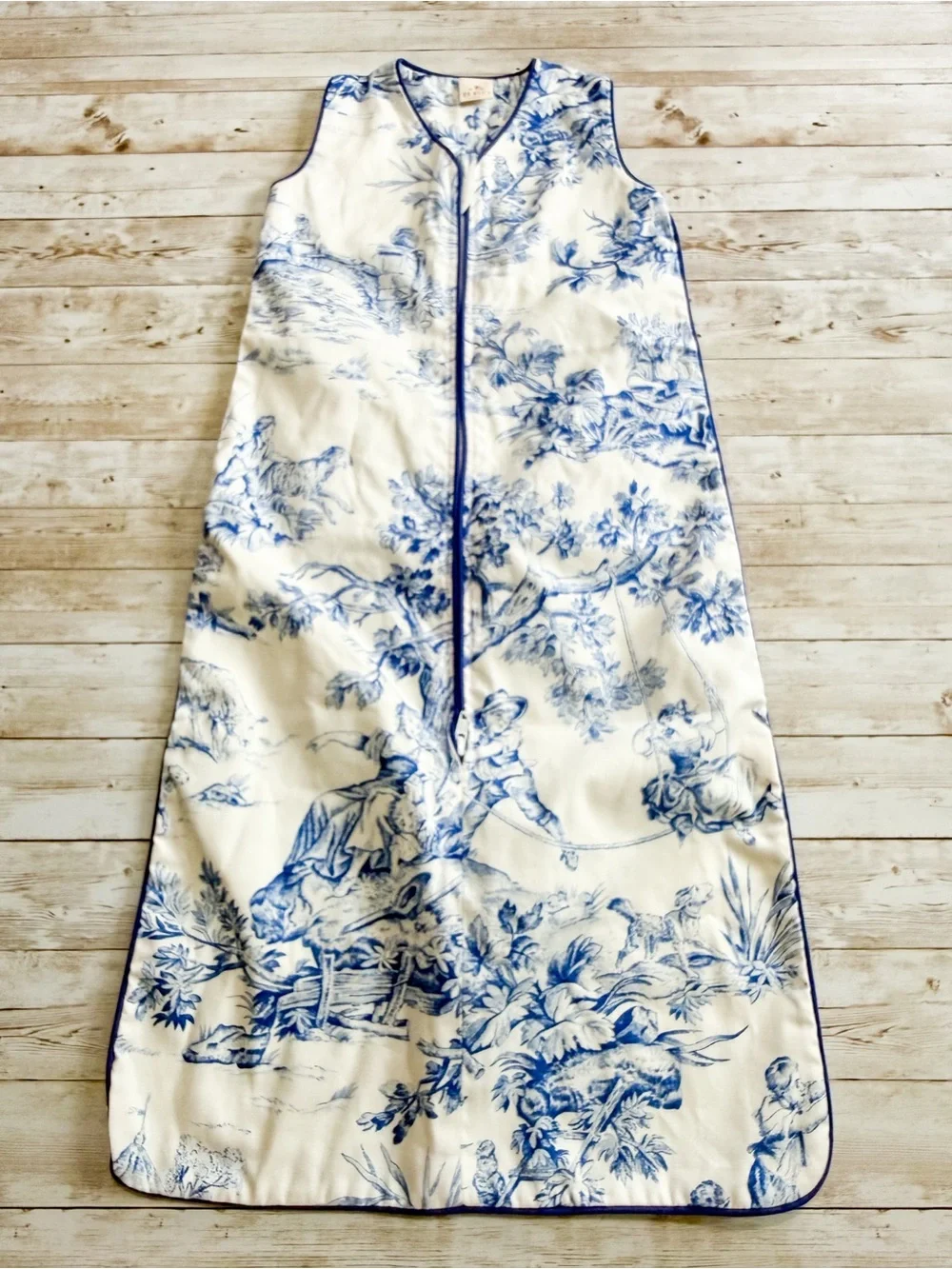 De Buci Baby Italy Sleep Sack in Toile Blue White